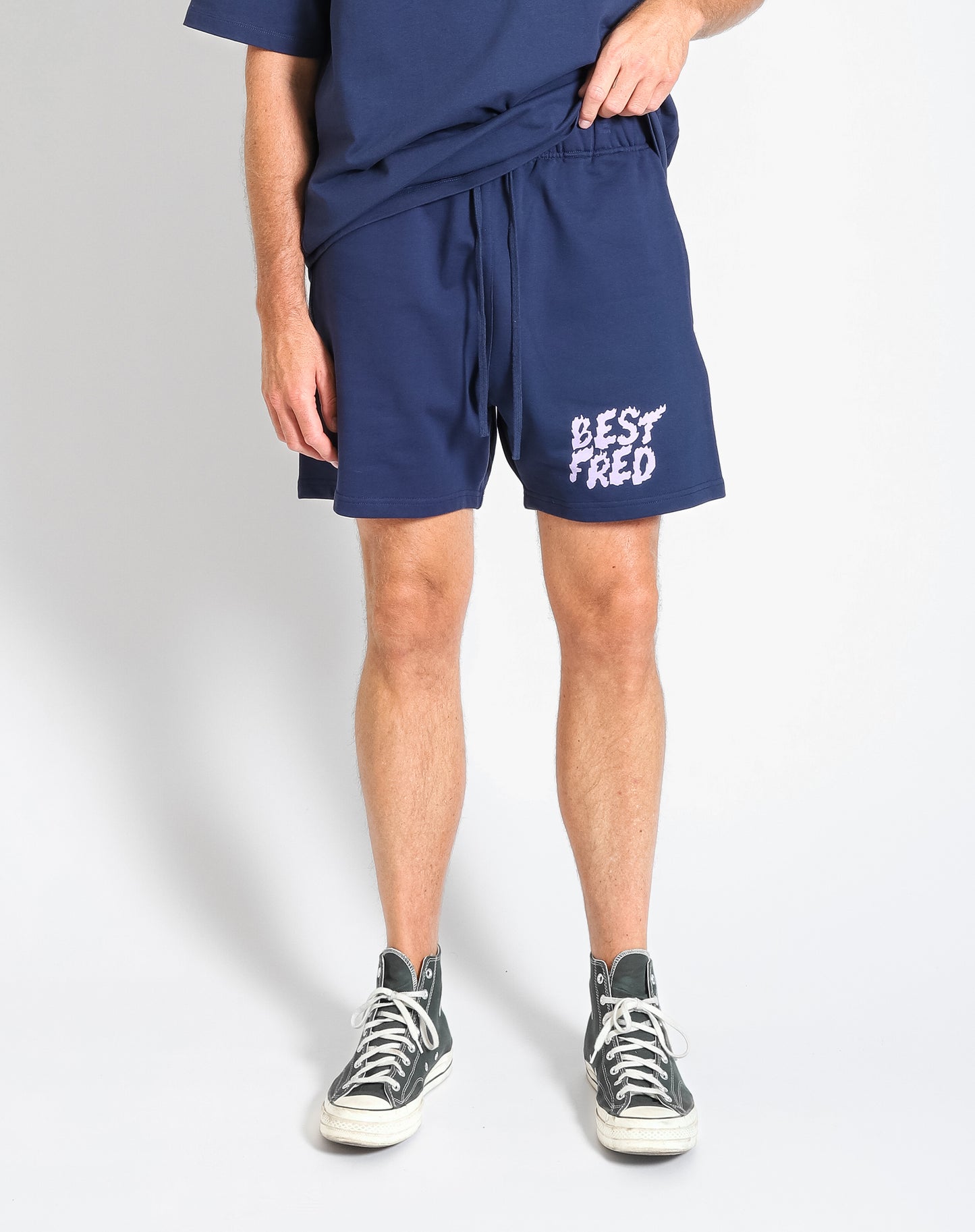 BEST FRED FIRE RELXED SHORT - NAVY