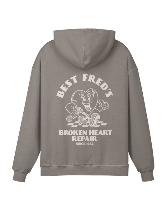 BEST FRED RELAXED FIT HOODIE - CLAY