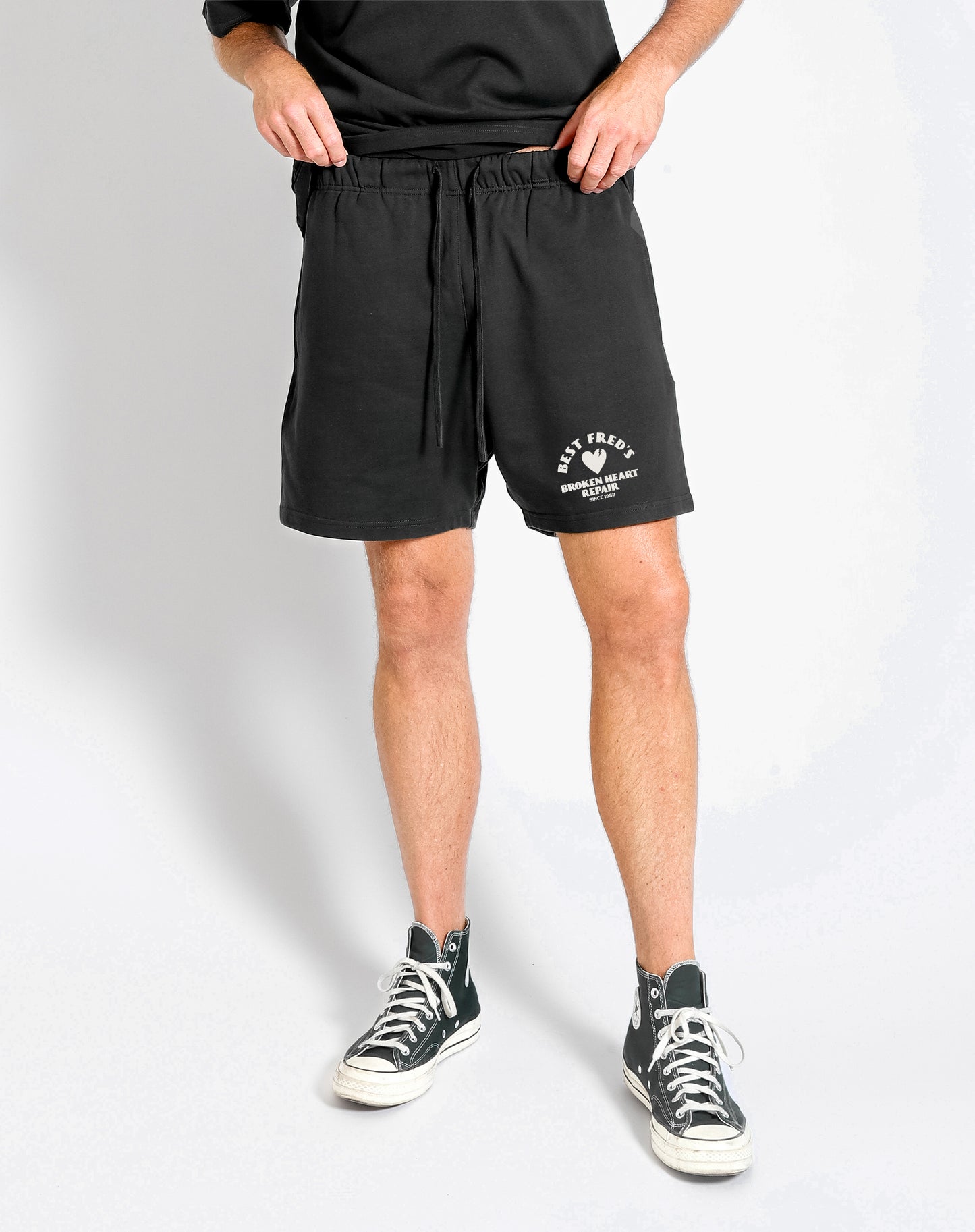 BEST FRED RELAXED FIT SHORT - BLACK