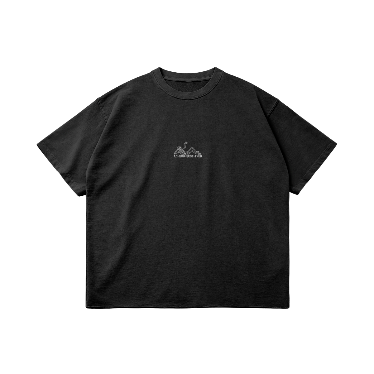 CRYSTAL CLEAR VINTAGE TEE - WASHED BLACK