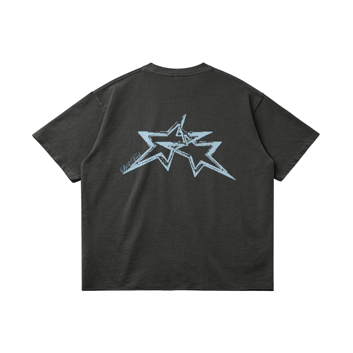 TWIN STAR VINTAGE TEE - VINTAGE GREY