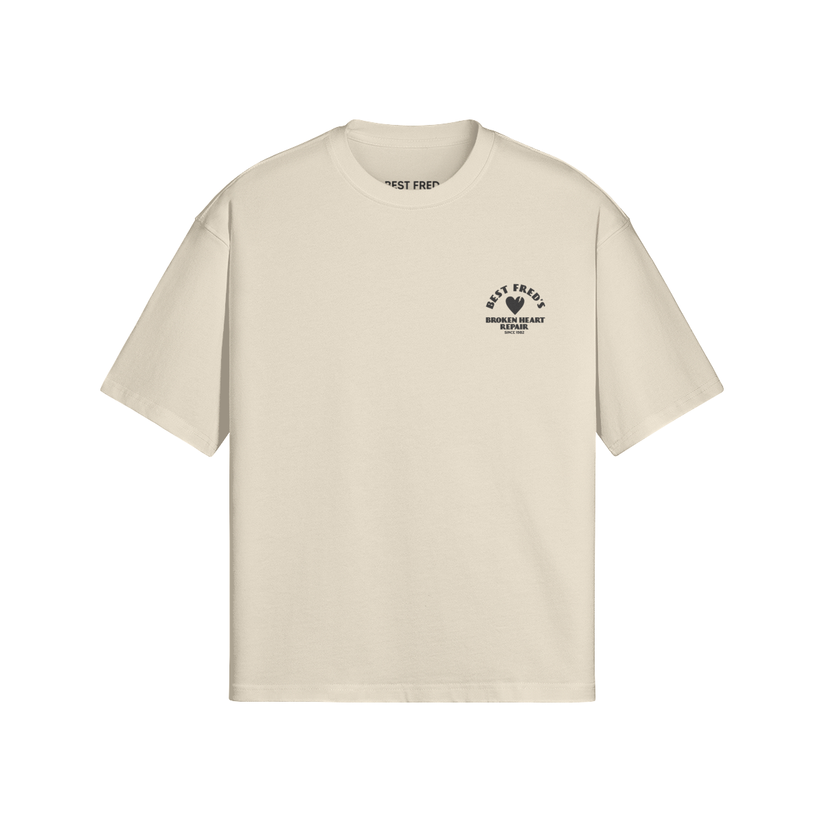 BEST FRED LOOSE FIT TEE - IVORY